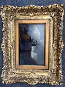 George Michel oil on board