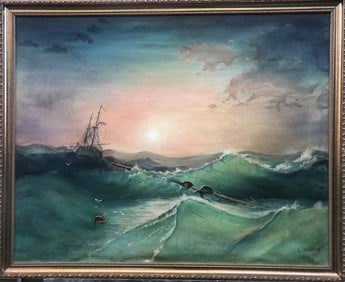 Original oil on canvas by Grineva.