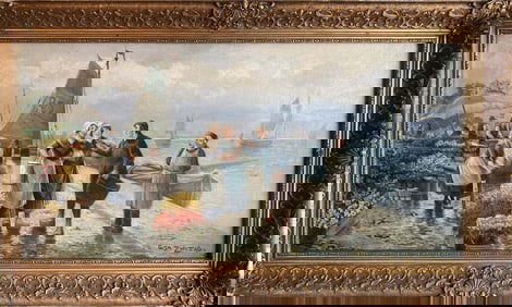 Original oil on canvas by Zwittag