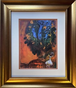 Marc Chagall lithograph from 1974