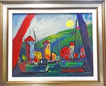 Original oil on canvas by Michael Schofield.