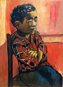 Alice Neel Oil on board (1900-1984)