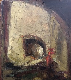 Eugène Leroy Neiges (1910-2000) Oil on board