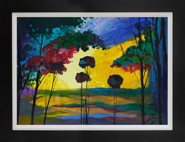 Michael Schofield Original on board 30 x 40 image landscape