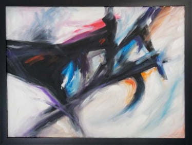 Original oil on canvas Robert Copple Abstract
