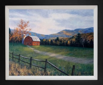 Robert Copple Hand Embellished oil Canvas on canvas