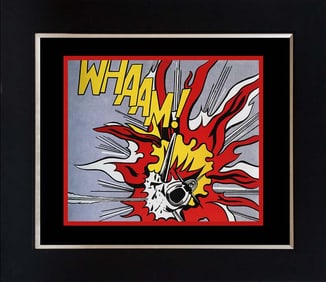 Roy Lichtenstein color plate Lithograph 1982