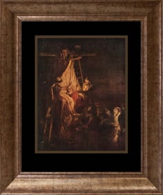 Rembrandt color plate lithograph after Rembrandt 60 years ago