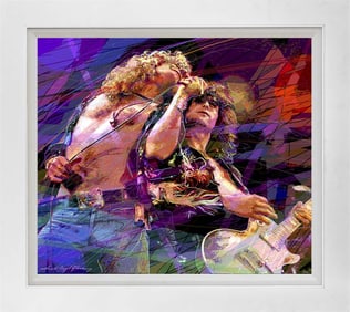 Hammer of the Gods Hand Embellished on canvas by David Lloyd Glover