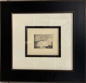 Rembrandt Etching. Rembrandt (After by Amand Durand). Certificate of Authenticity included.