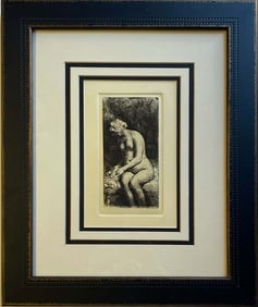 Rembrandt. Etching after Rembrandt by Amand Durand
