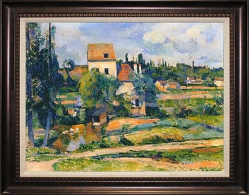 Paul Cezanne Limited Edition The Mill on Couleuvre on canvas Hand embellished on canvas