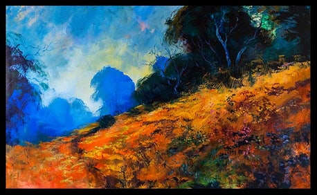 Michael Schofield original on canvas 36x60. landscape