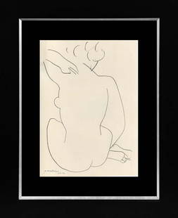 Henri Matisse Lithograph after Matisse from 1968: Henri Matisse Lithograph from 1968. Approx. 24x20 inches. Professionally framed. Includes certificate.