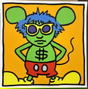 Keith Haring Silkscreen Serigraph Andy Mouse