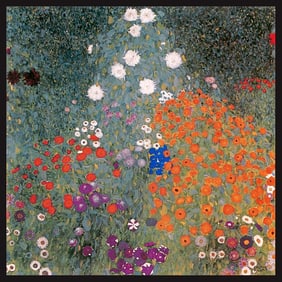 Gustav Klimt Hand Embellished oil and ink on Canvas 32 x 32 image size Limited Edition after