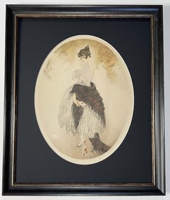 Lousi Icart Colored Etching