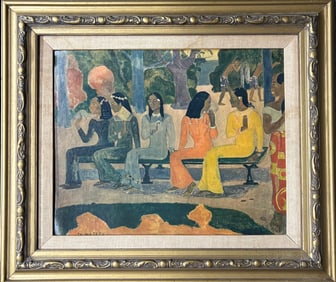 Paul Gauguin "Te Matete " Original Lithograph