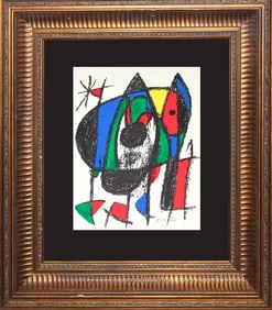 Joan Miro Original Lithograph Hand Signed