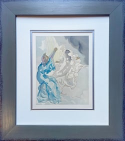 Salvador Dali Wood block Divine Comedy 1964