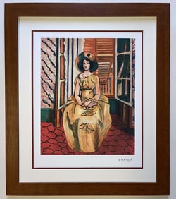Henri Matisse limited edition lithograph includes official Paris Editions stamp.