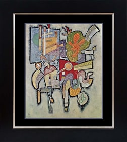 Wassily Kandinsky Color Plate Lithograph from 1967