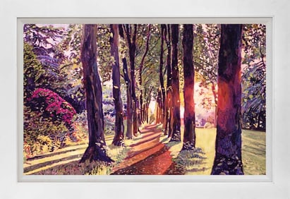 A Walk in the Forest Mixed Media Original on canvas by David Lloyd Glover