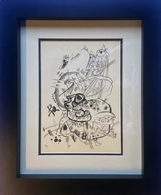 Kandinsky Wood Cut 1970