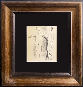 Pablo Picasso lithograph printed in Paris on velin d'arches paper almost 100 years ago.