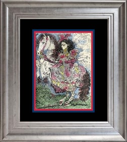 Pablo Picasso Lithograph 60 years ago Reine a Cheval