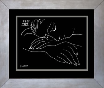Picasso War and Peace ink on paper limited edition
