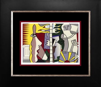 Roy Lichtenstein color plate Lithograph after Lichtenstein
