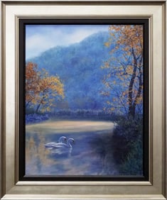 Robert Copple Hand embellished on canvas Limited Edition