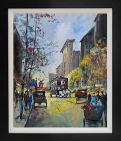 Michael Schofield original on canvas 18x24 Approx. Image