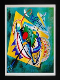 Red oval Kandinsky Limited Edition Red oval