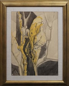 Original mixed media on paper Collins