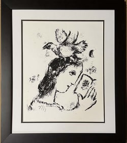 Marc Chagall original lithograph from 1977