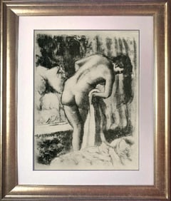 Edgar Degas color plate lithograph