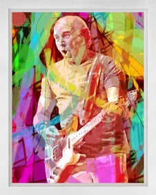 Jimmy Buffet The Pirate Mixed Media original on canvas by David Lloyd Glover