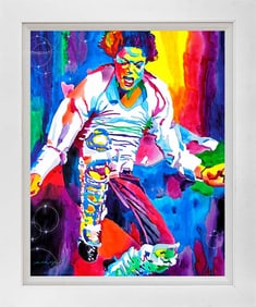 Mixed media original David Lloyd Glover Michael Jackson