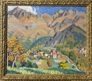 Sognante 1955 Original oil Painting