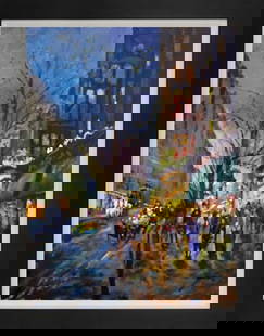 Michael Schofield Hand embellished on canvas: Michael Schofield Hand embellished on canvas Limited Edition. Approx 26x30 inches. Hand signed by the artist. Includes Certificate of Authenticity. Custom framed. This work was purchased directly