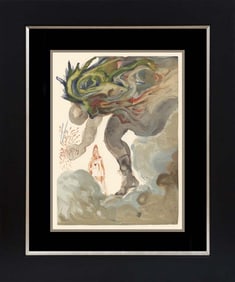 Salvador Dali Wood Block from 1964 Luxury