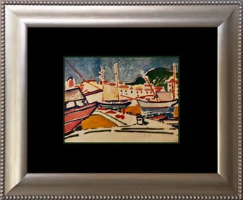 Andre Derain color plate Lithograph after Derain Hermitage Collection