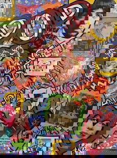 Original on canvas by Art Chorny: Original on canvas by Art Chorny. Approx 30x24 inches One of a kind original Hand signed by the artist and includes certificate of authenticity.