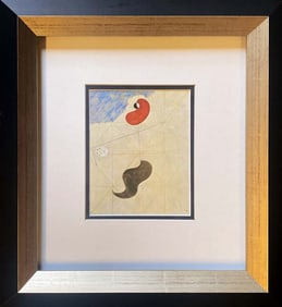 Joan Miro Color Plate Lithograph from 1972