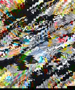 Original on canvas by Art Chorny: Original on canvas by Art Chorny. Approx 30x40 inches One of a kind original Hand signed by the artist and includes certificate of authenticity.