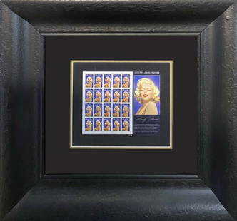 Andy Warhol Marilyn Monroe Lithograph: Marilyn Monroe Color Plate Lithograph. Andy Warhol. Approx 24x20 inches. Includes documentation. Custom framed.