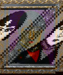 William Verdult Original oil on board with jewels Prince Gilbert of Wales   Kings and Queens Series: William Verdult Original oil on board with jewels Prince Gilbert of Wales William Verdult original oil on canvas (24x20 inches image size) Kings and Queens Series. Hand signed by William Verdult the D