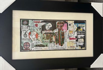 Jean Michel Basquiat Color Plate Lithograph